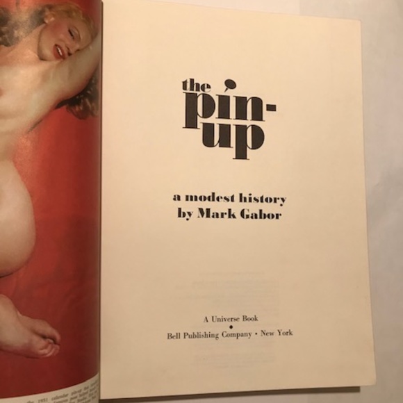 The Pin-up: A Modest History Hardcover book by Mark Gabor - Picture 1 of 8